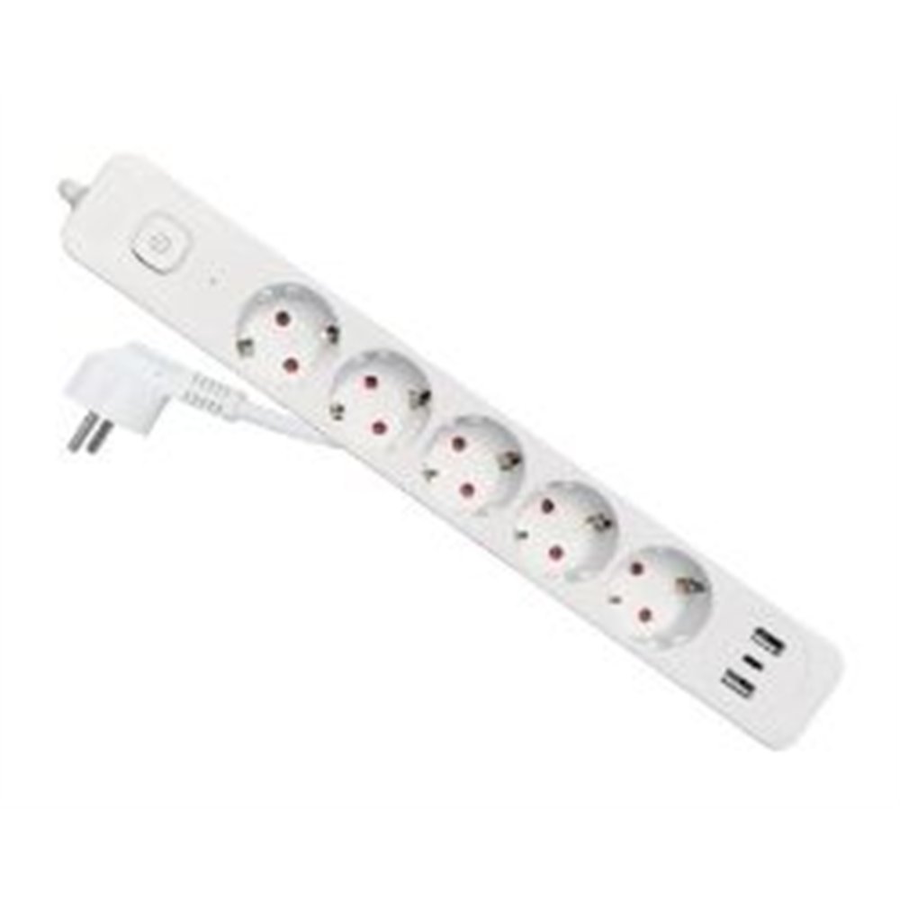 regleta equip 5xschuko 3xusb-a/c interruptor (eq245555)