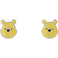 pendientes winnie the pooh disney plata