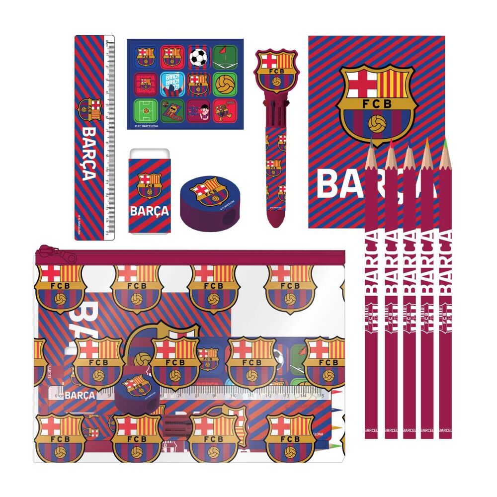 set papeleria f.c. barcelona