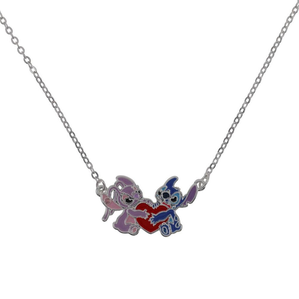 colgante angel & stitch disney