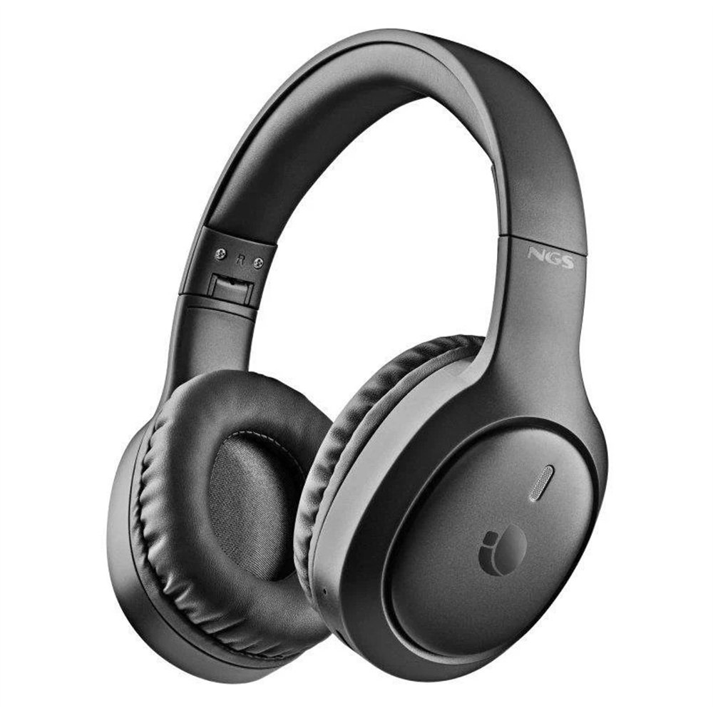 auriculares ngs artica tempest wireless bluetooth/microfono/jack black
