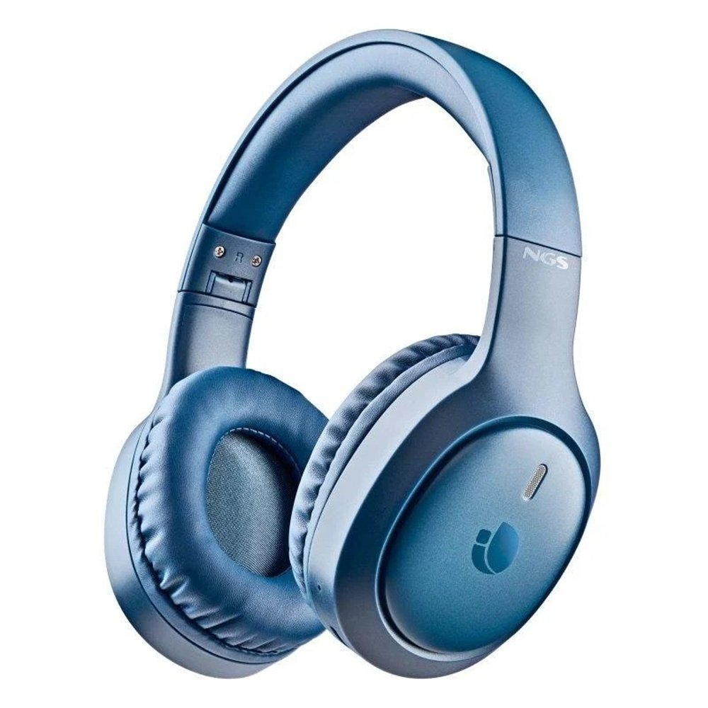 auriculares ngs artica tempest wireless bluetooth/microfono/jack blue