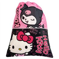 saco merienda kuromi & hello kitty 30cm