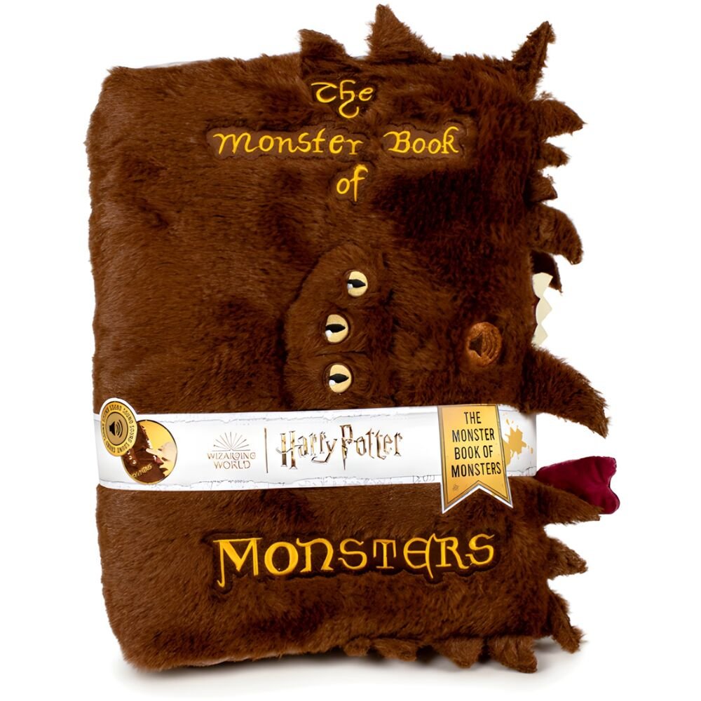 peluche libro de los monstruos harry potter 55cm