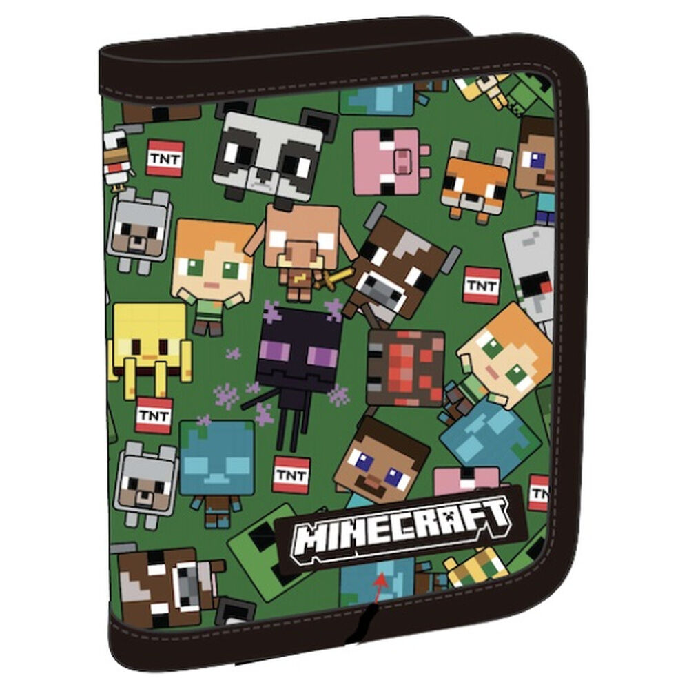 bolsa cremallera characters minecraft