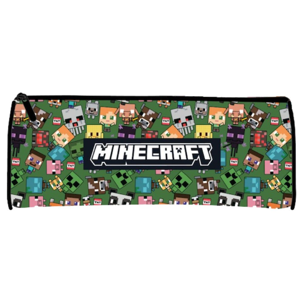 bolsa cremallera characters minecraft triple