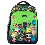 mochila characters minecraft 42cm
