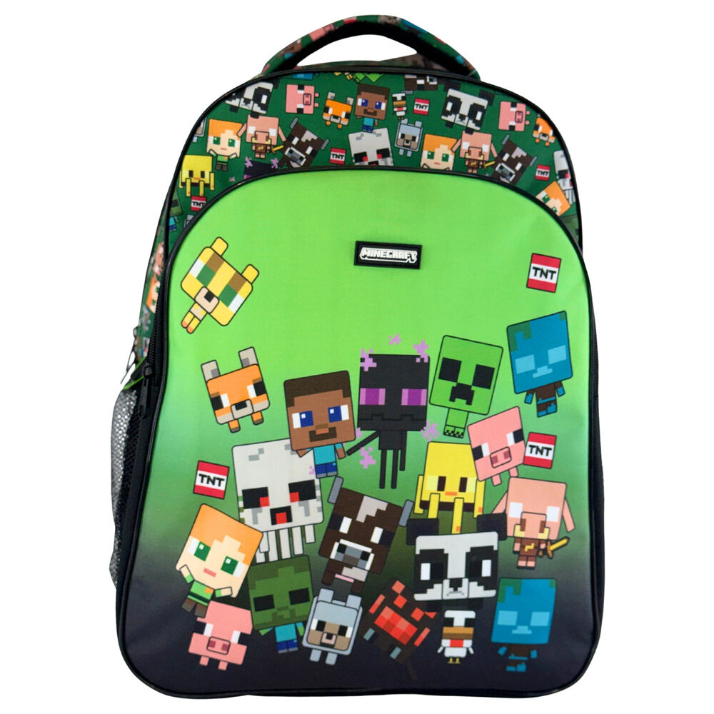 mochila characters minecraft 42cm
