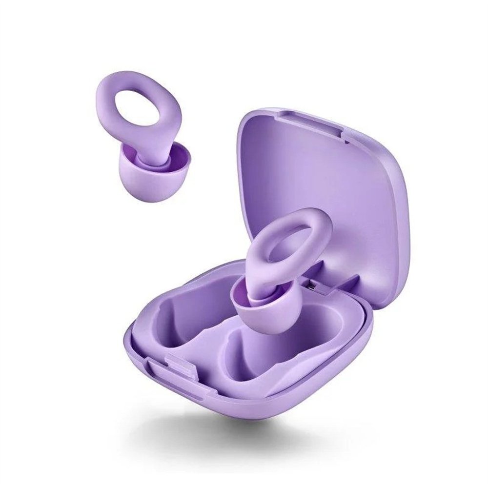 tapones silicona ngs noon purple para oidos