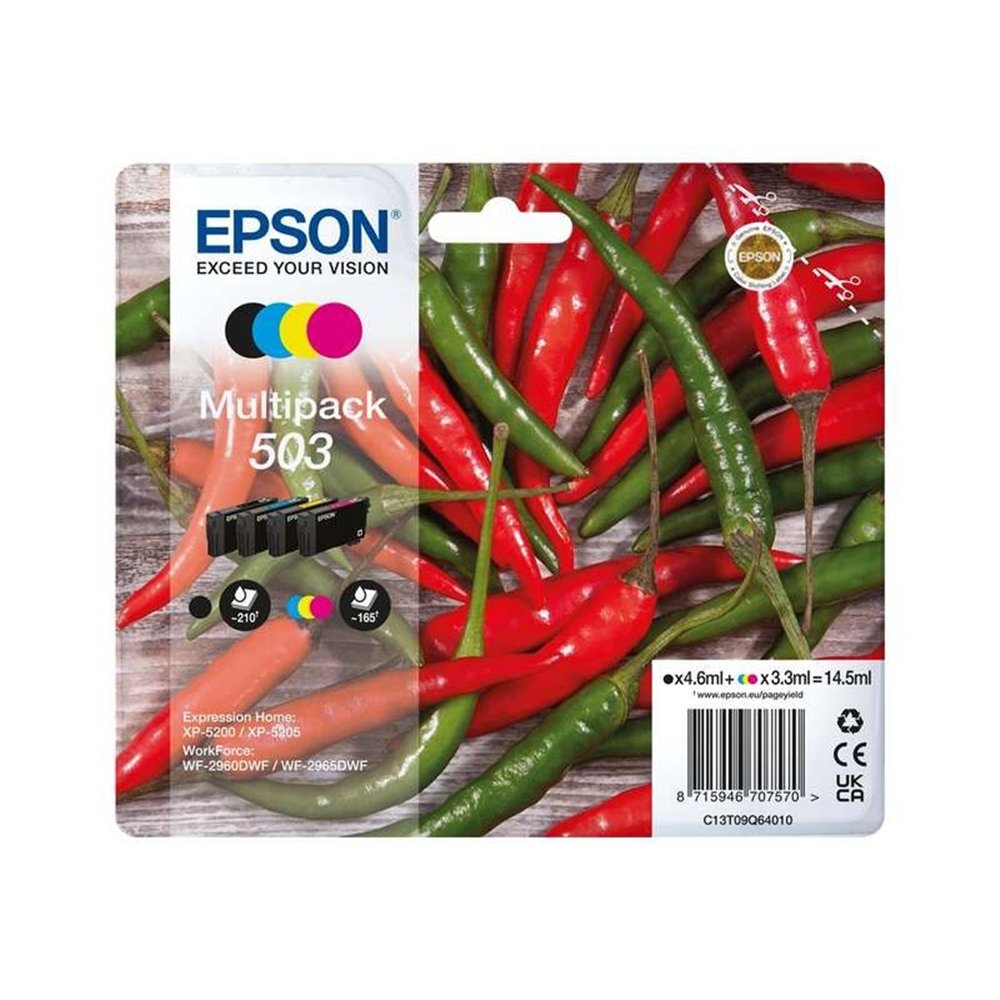 tinta epson c13t09q64010 multipack 503