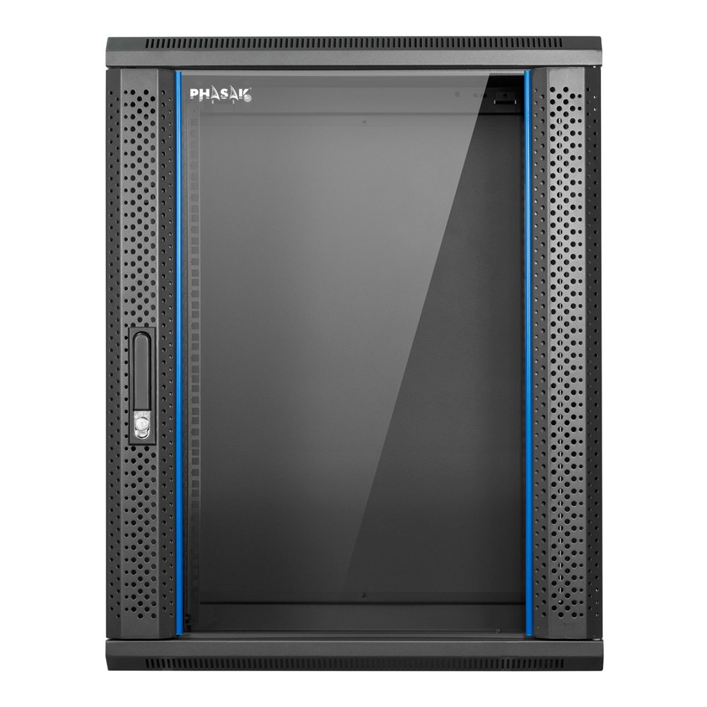 phasak pho 2216d armario rack 16u bastidor de pared negro