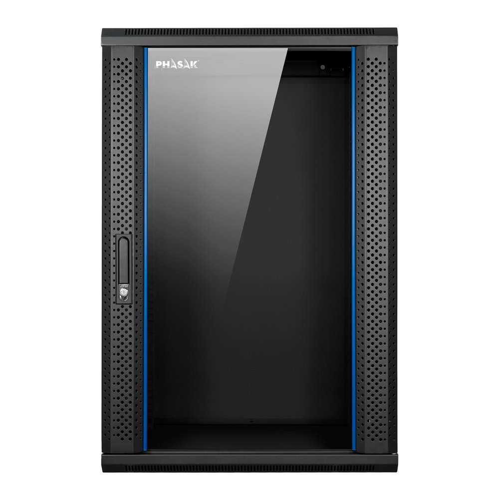 phasak pho 2220d armario rack 20u bastidor de pared negro