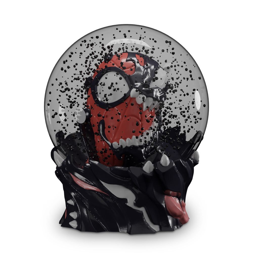 bola de nieve spiderman marvel