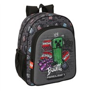 mochila graffiti minecraft 38cm adaptable