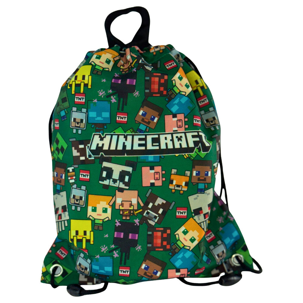 saco merienda characters minecraft 30cm