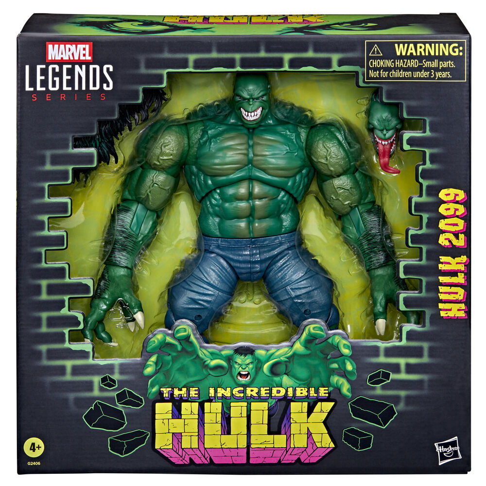 figura hulk 2099 - el increible hulk marvel legends series 15cm