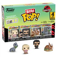blister 4 figuras bitty pop jurassic park triceratops