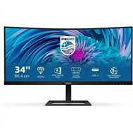 monitor philips 34 100hz 4k multimedia reg altura curvo hdmi dp black