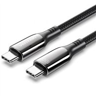 cable vention usb 2.0 usb-c 5a 100w usb-c/m - usb-c/m 2m black