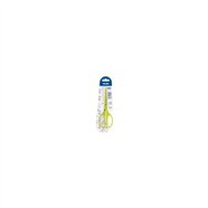 blister tijeras milan cuchilla acero inoxidable mango plastico apto para zurdos acid amarillo bwm10425y