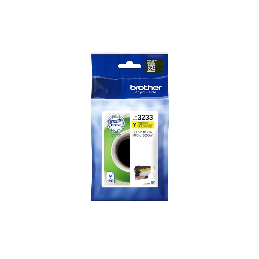 brother lc-3233y cartucho tinta original rendimiento estandar amarillo