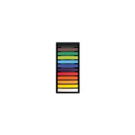 milan art pack de 12 pasteles blandos - colores intensos y brillantes - resistentes a la luz - mezclables - colores surtidos