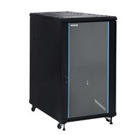 phasak armario rack pro 19" 22u 600 x 600 negro con ventilación - pho 6622