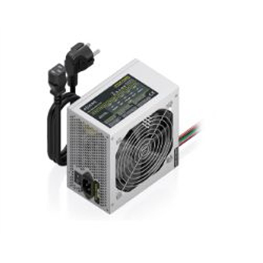 fuente aisens atx 500w 12cm plata (aspc-500atx-pse)