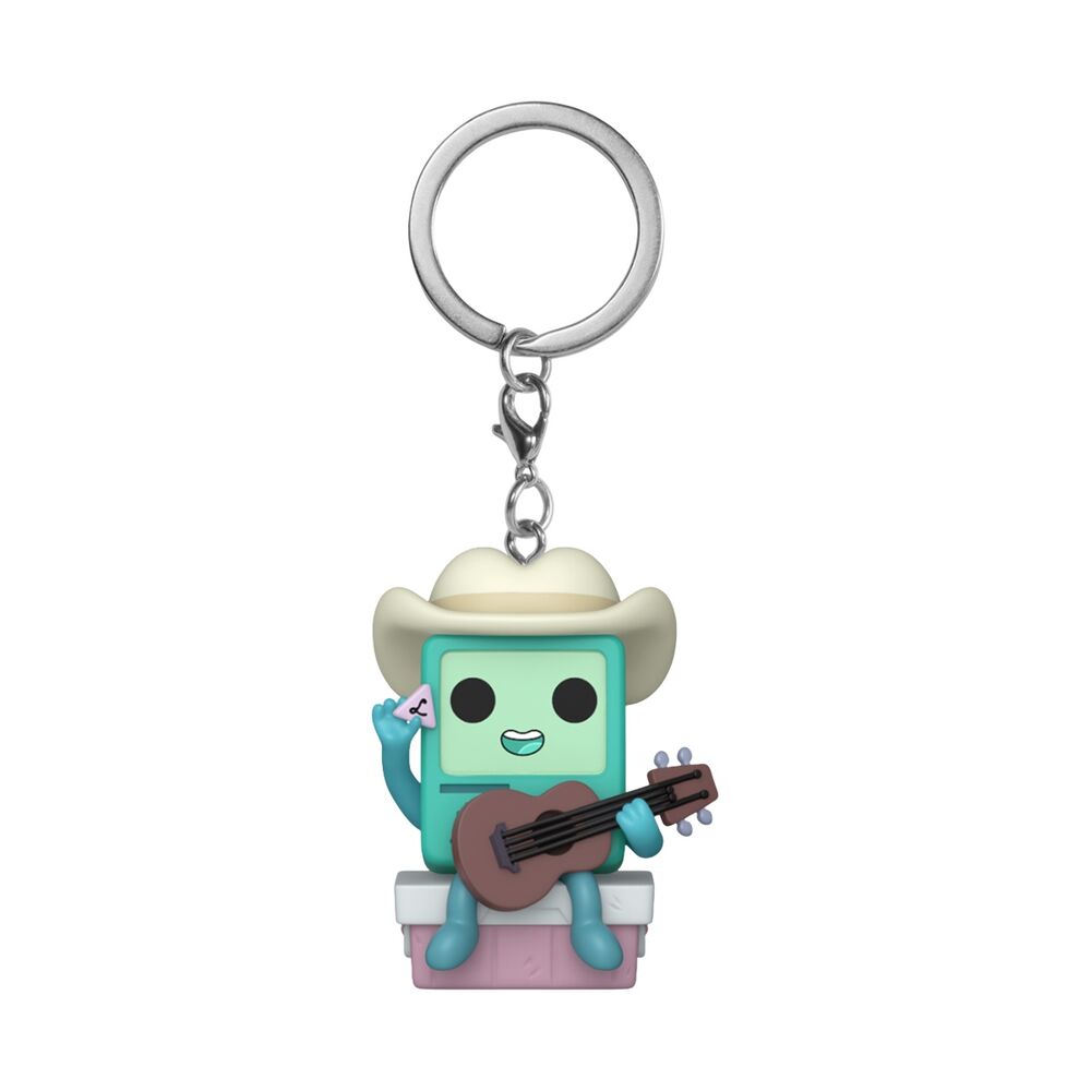 llavero pocket pop adventure time cowboy bmo with guitar
