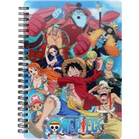 cuaderno 3d group one piece