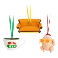 set 3 adornos navidad friends