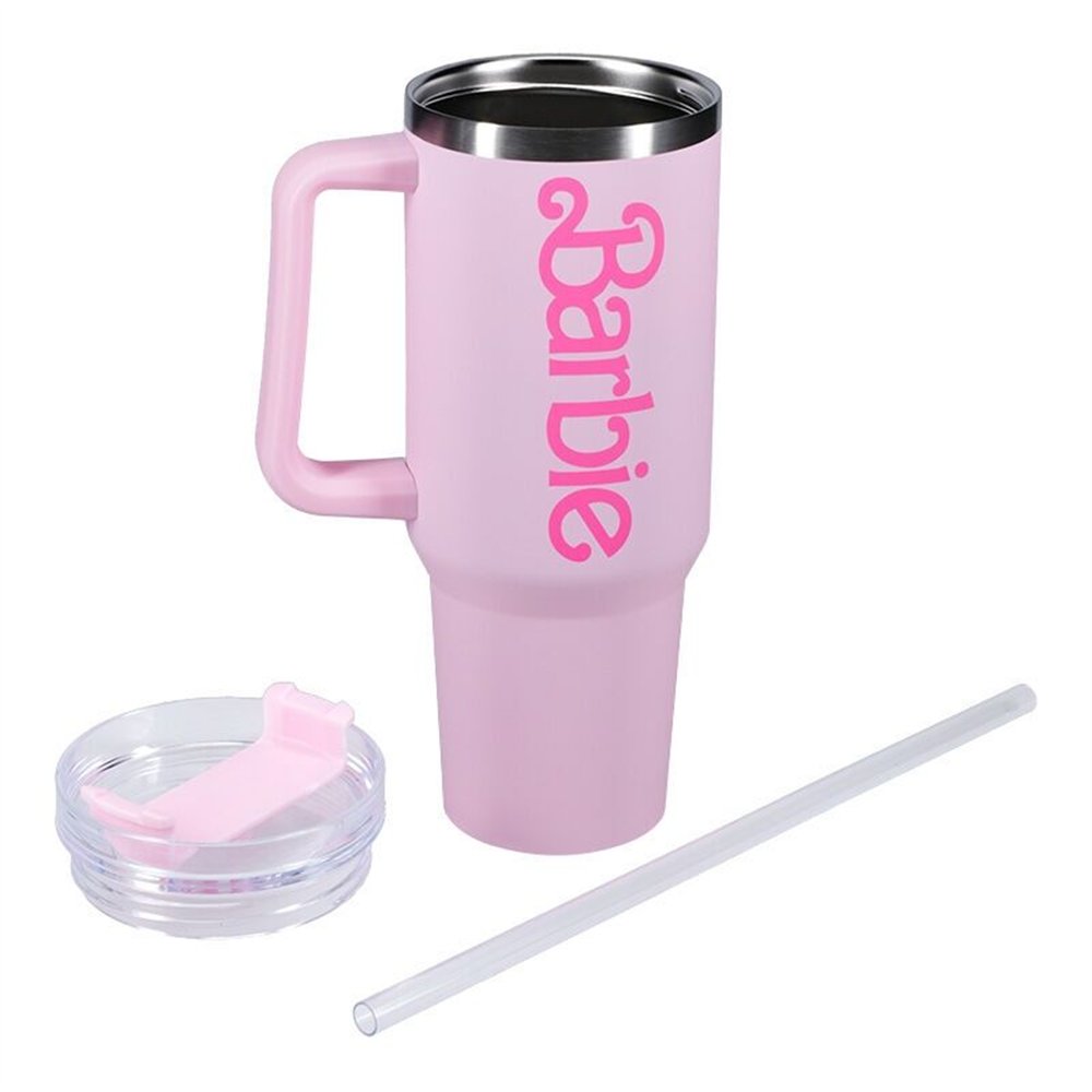 vaso pajita barbie termo 1200ml