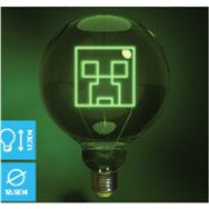 bombilla led neon creeper minecraft