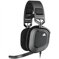 auriculares + microfono corsair hs80 usb gaming headset rgb 7.1 black