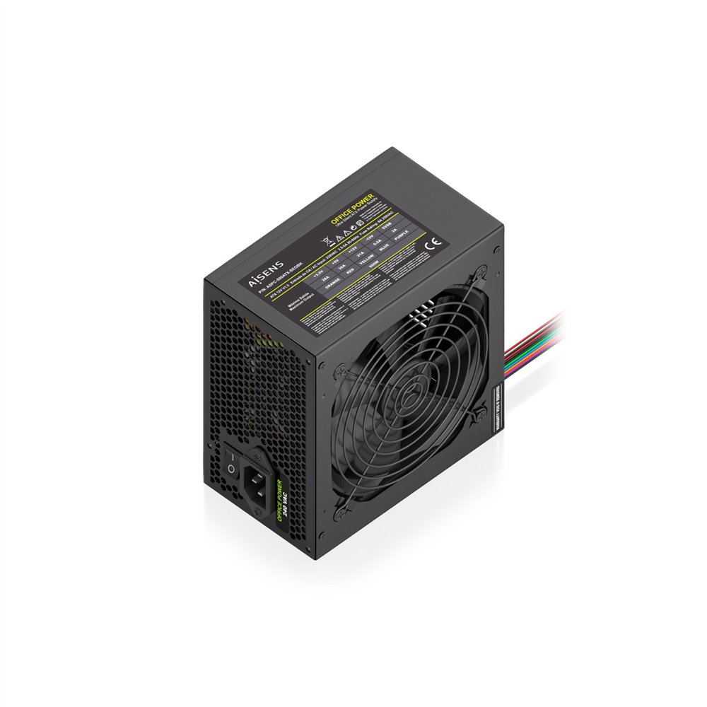 aisens fuente alimentacion atx 500w oem, negra