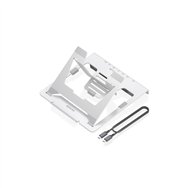 aisens soporte de sobremesa ajustable para portatil / tablet con usb-c docking 7 en 1, gris