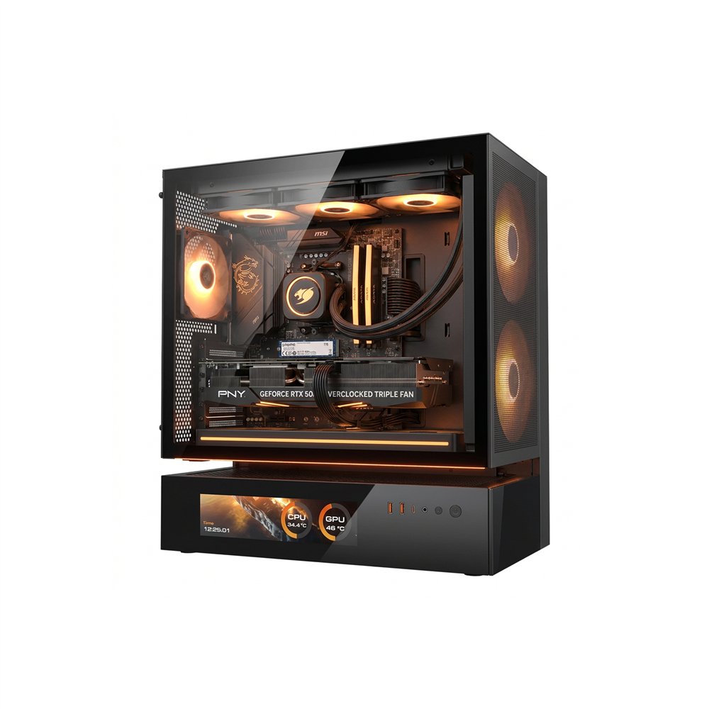 zone evil extreme amd ryzen 7 9800x3d/32gb/1tb ssd nvme rtx 5080 gaming