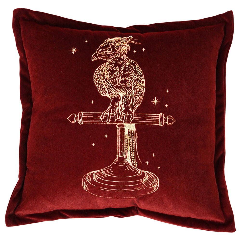 cojin velvet fawkes harry potter