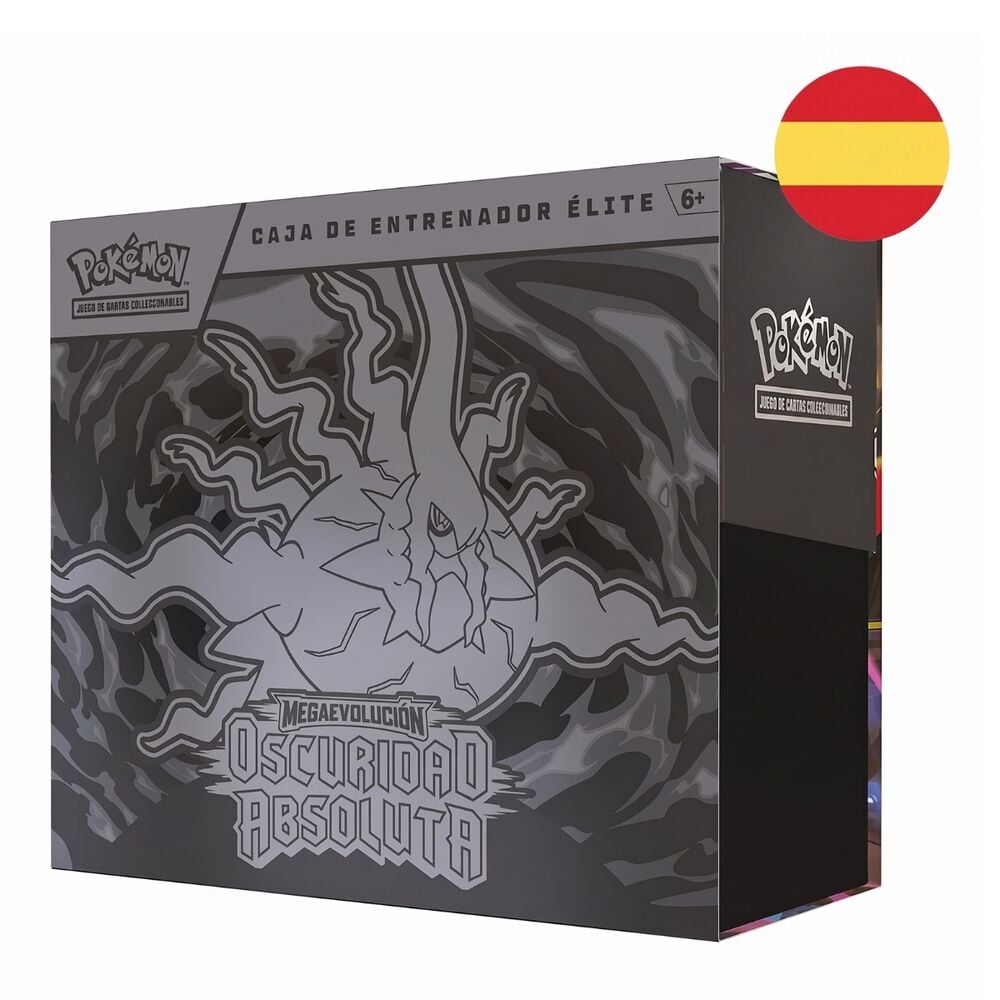 estuche cartas entrenador elite expansion megaevolucion oscuridad absoluta pokemon español