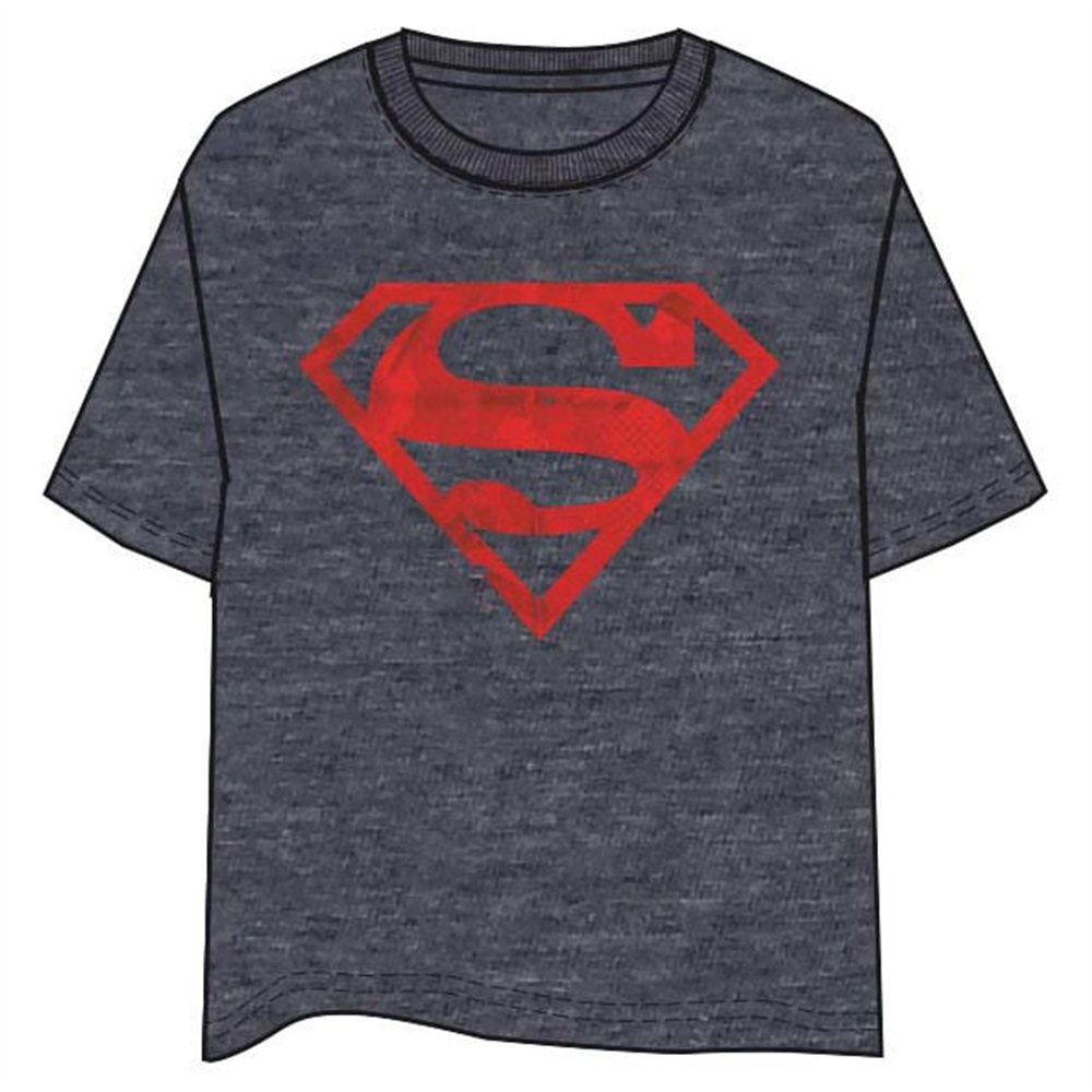 camiseta logo superman dc comics adulto