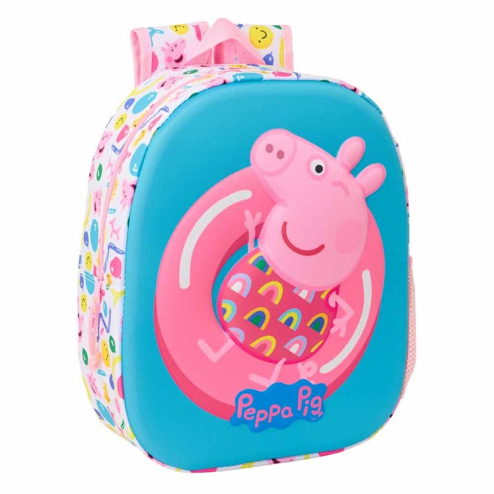 mochila 3d peppa pig 33cm