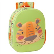 mochila 3d tigre 33cm