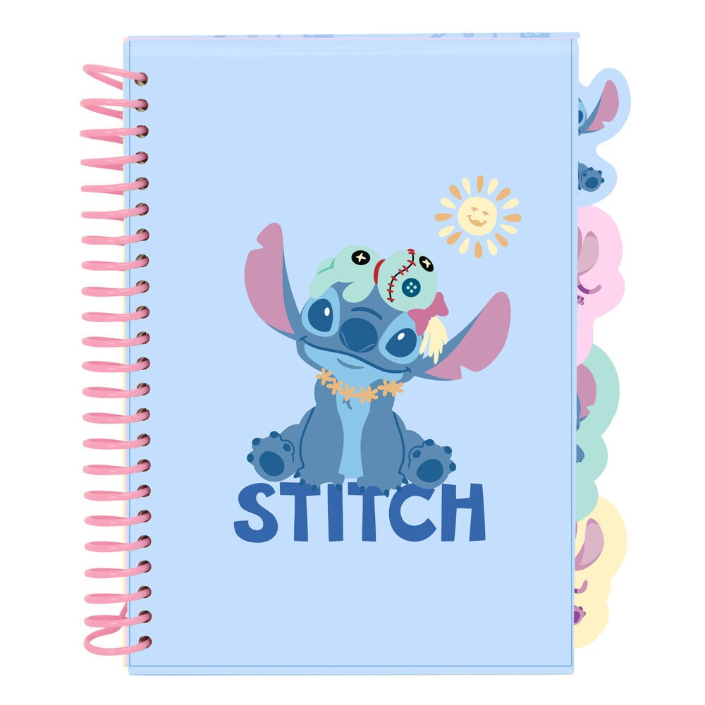 cuaderno a5 stitch disney