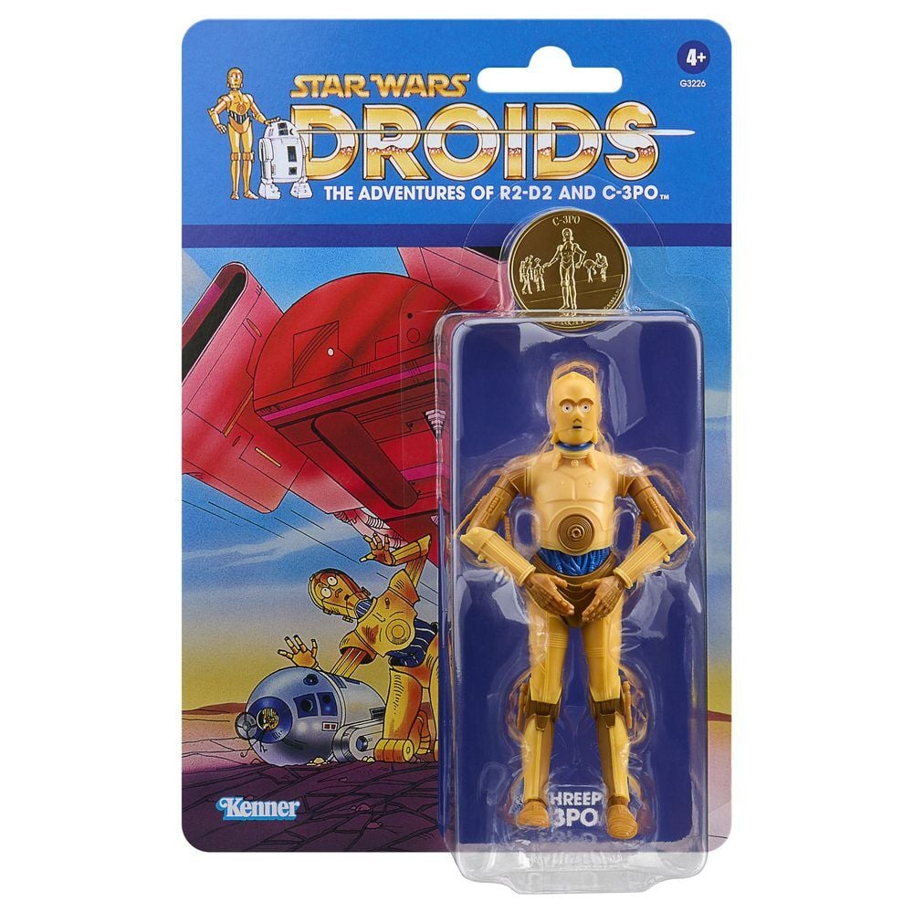 figura c-3po droids the adventures of r2-d2 and c-3po star wars 15cm