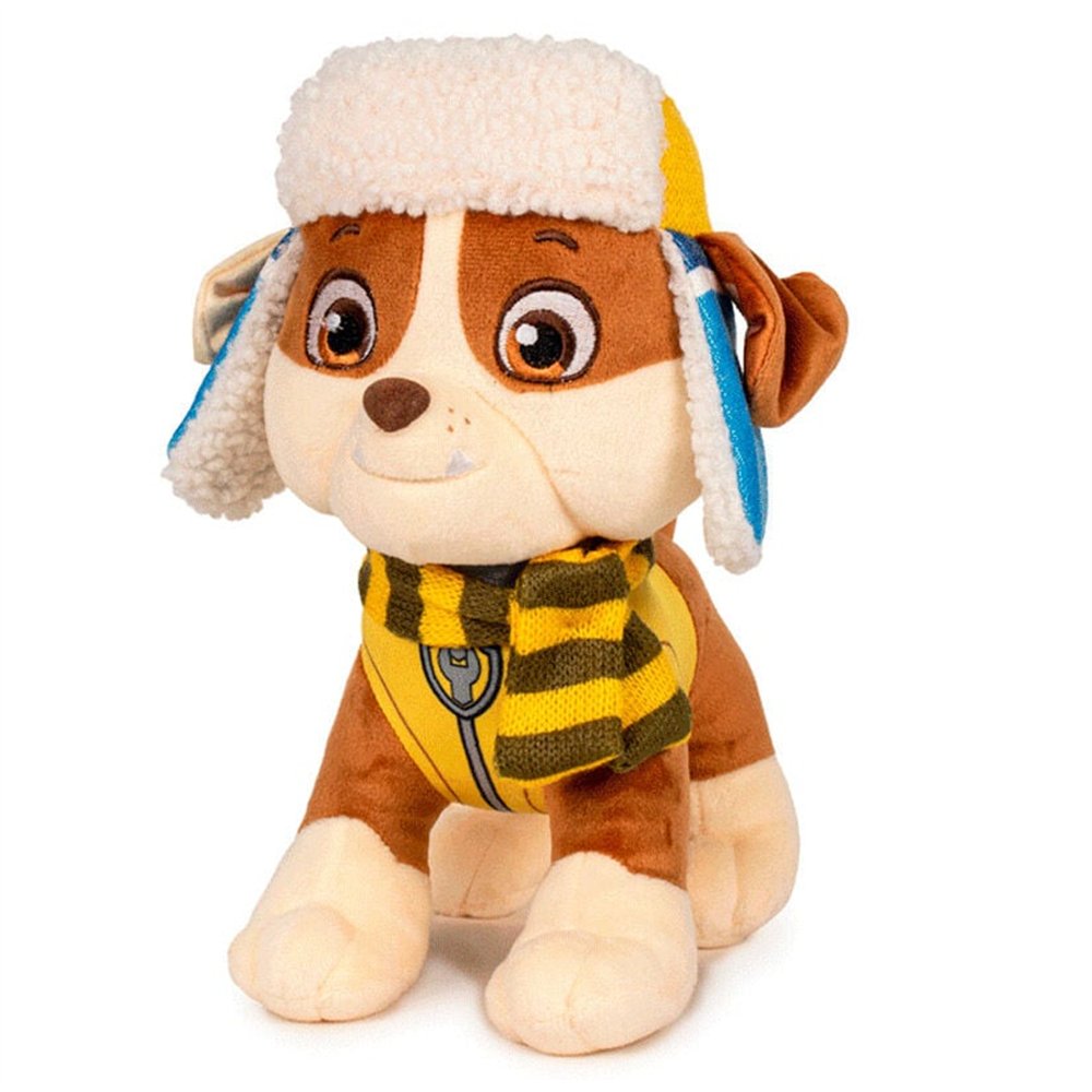 peluche invierno rubble patrulla canina paw patrol 27cm