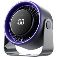 ventilador de sobremesa pro vention 3 velocidades 10w 7 aspas black/purple