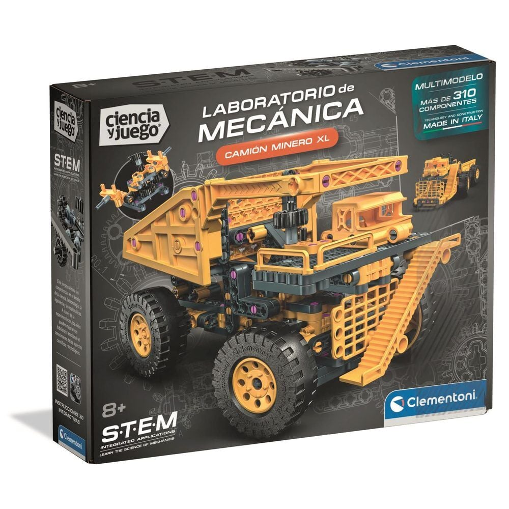 juego laboratorio mecanica camion minero xl s.t.e.m