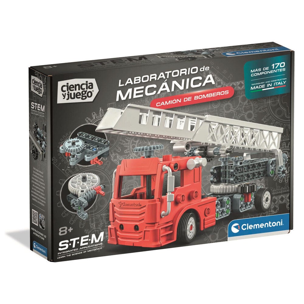 juego laboratorio mecanica camion de bomberos s.t.e.m