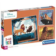 puzzle el rey leon disney 3x48pzs
