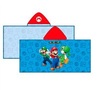 poncho toalla super mario bros microfibra